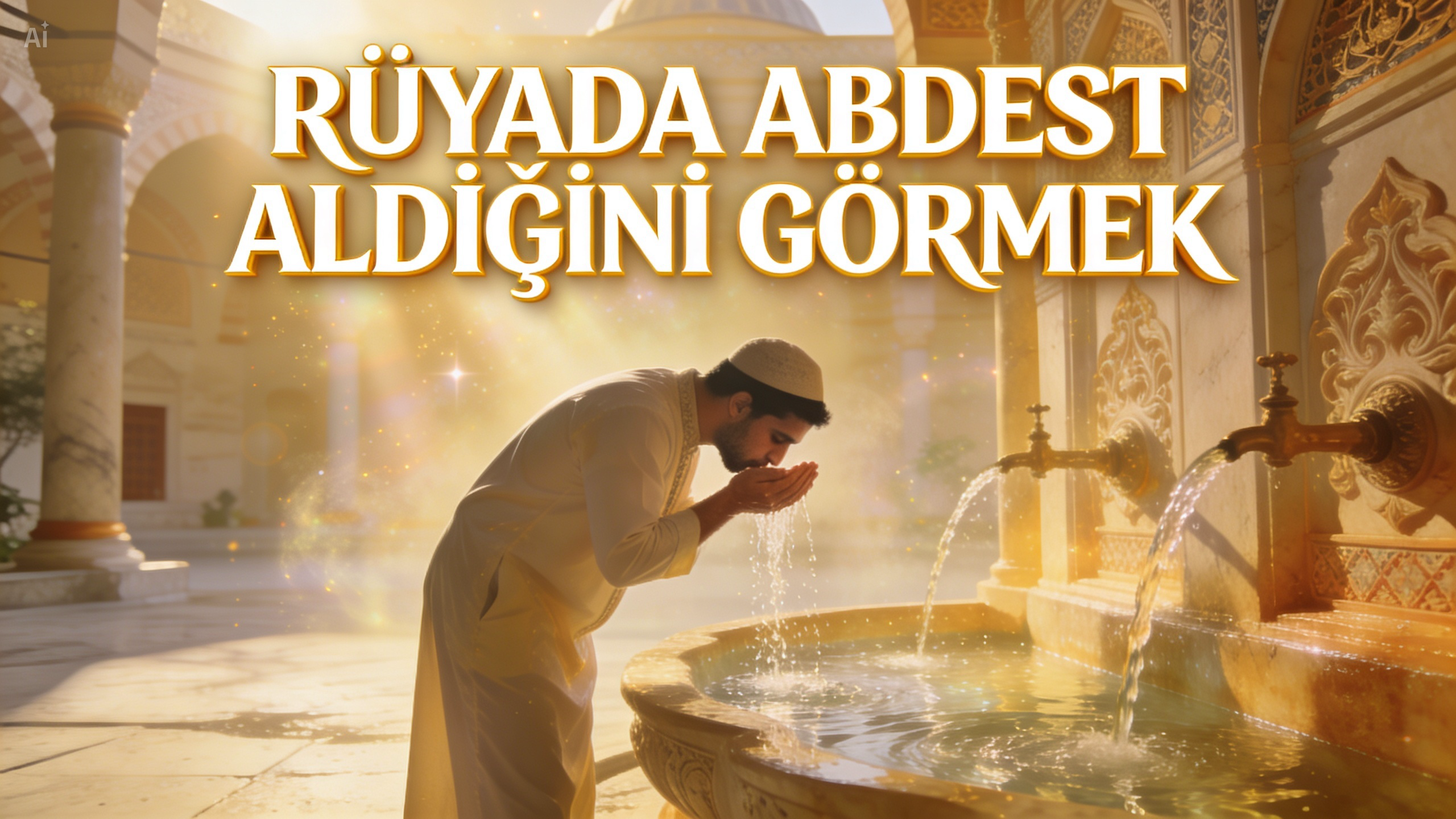 "Rüyada Abdest Aldığını Görmek"