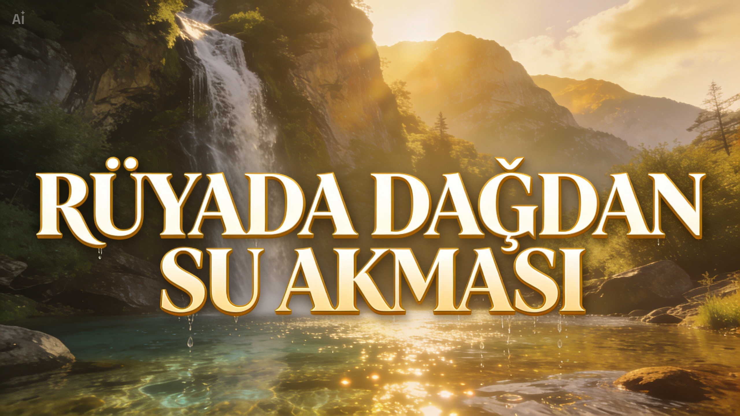 "Rüyada Dağdan Su Akması"