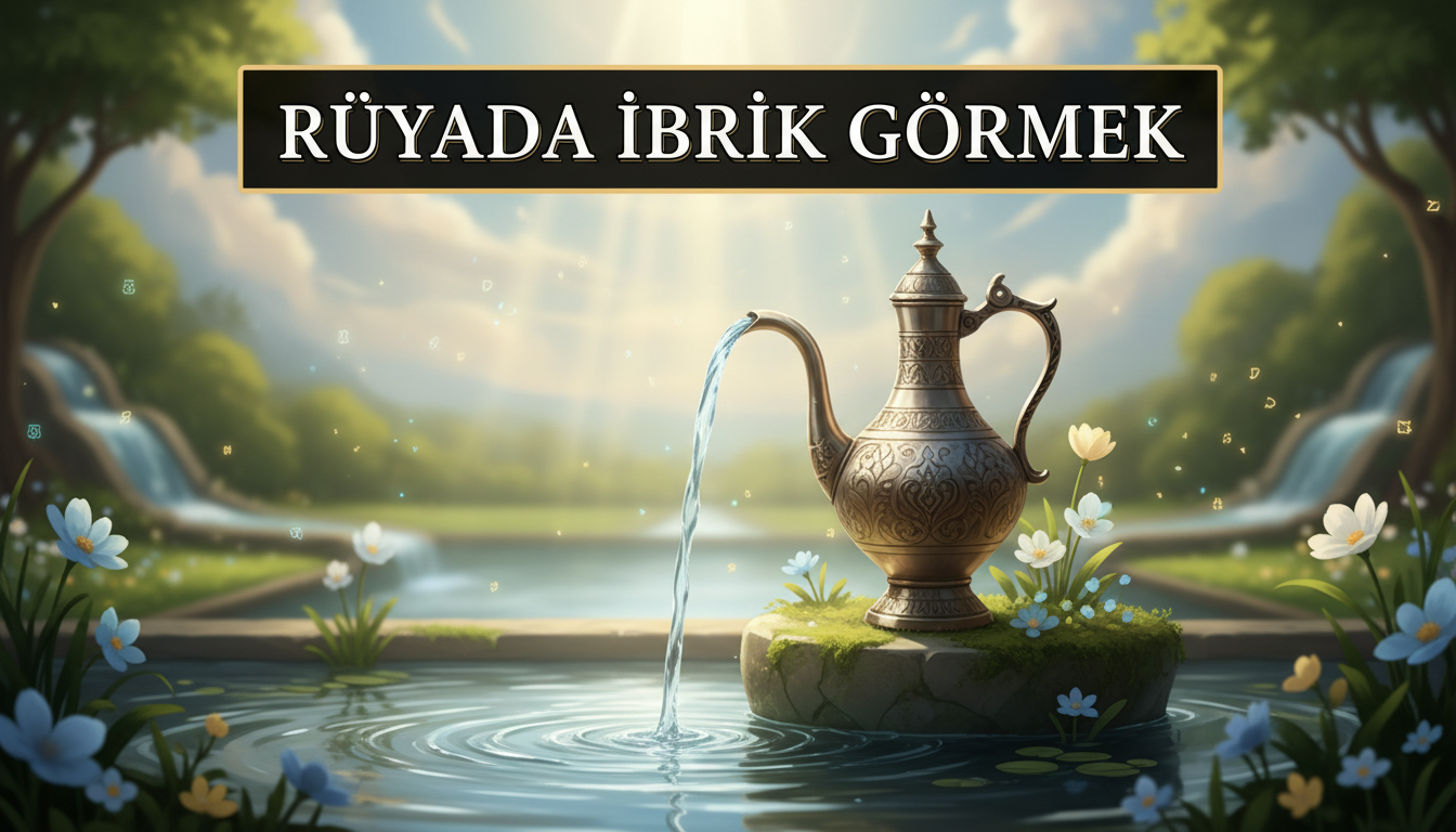 "Rüyada İbrik Görmek"