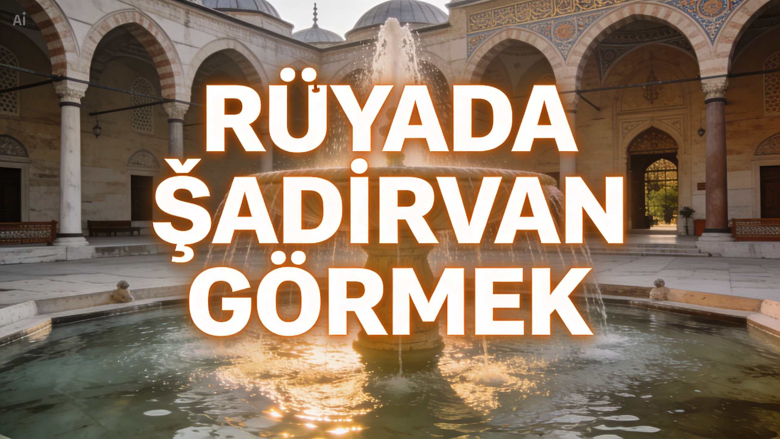 "Rüyada Şadırvan Görmek"