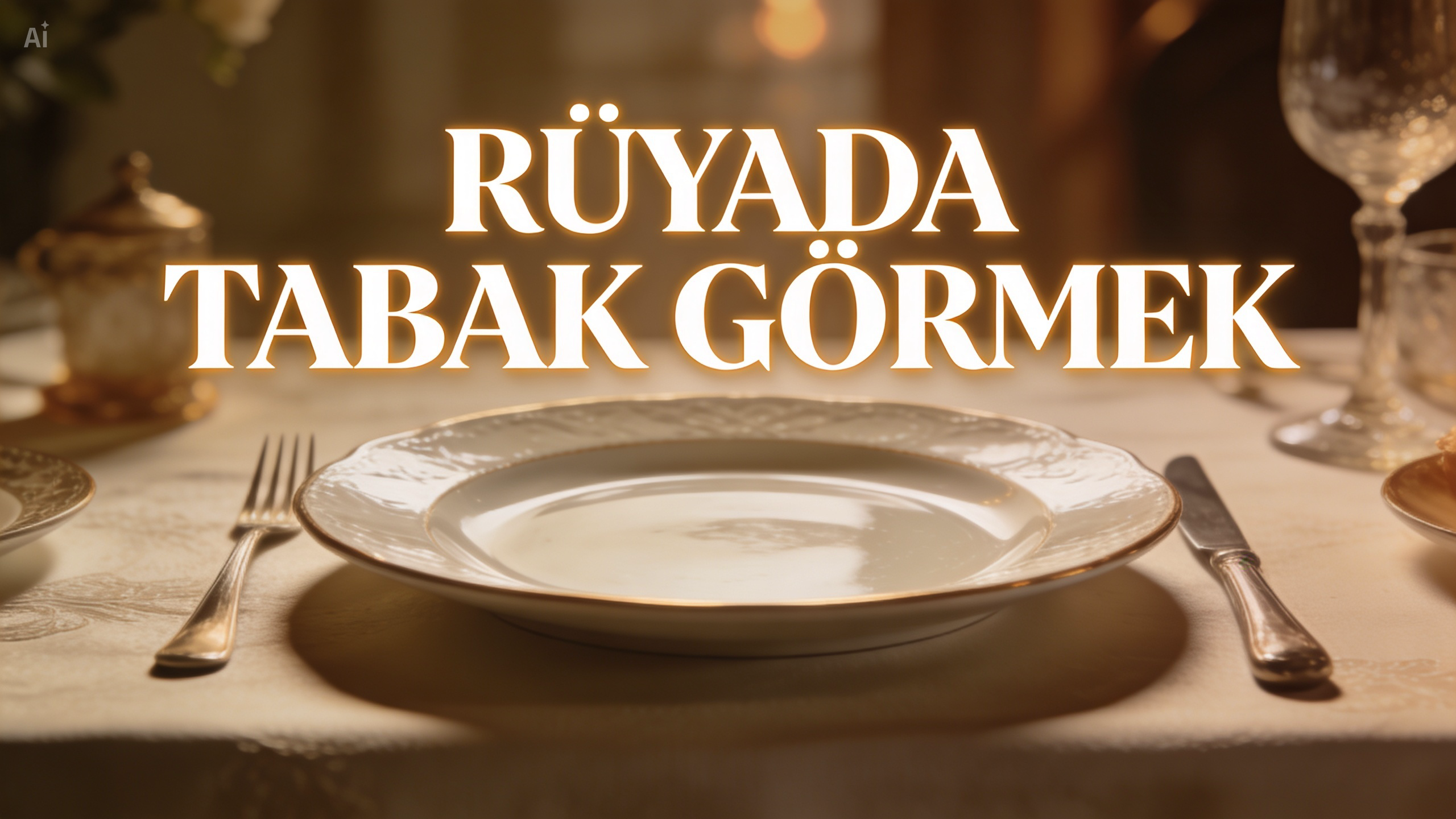 "Rüyada Tabak Görmek"
