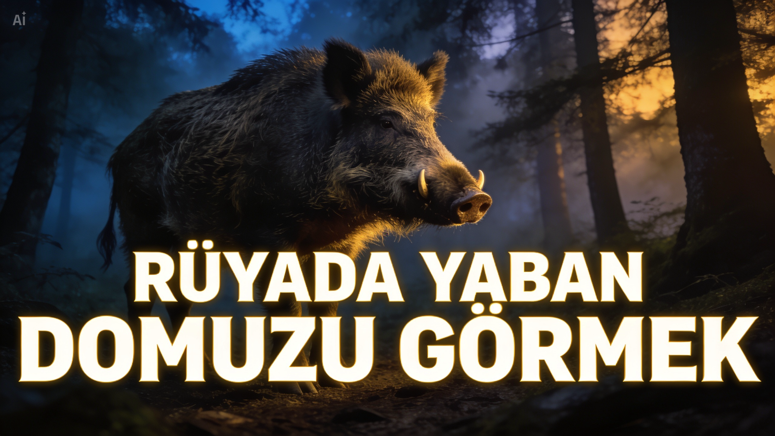 "Rüyada Yaban Domuzu Görmek"