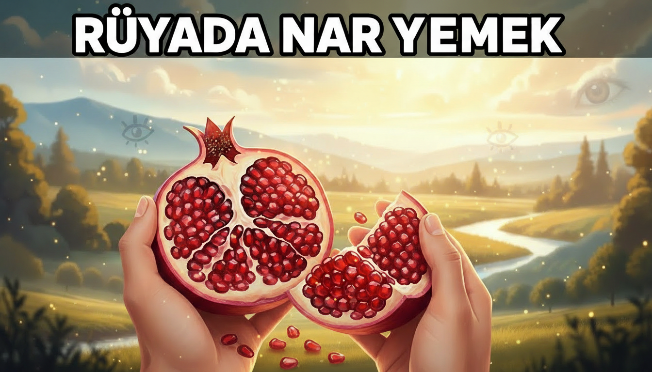 "Rüyada Nar Yemek"