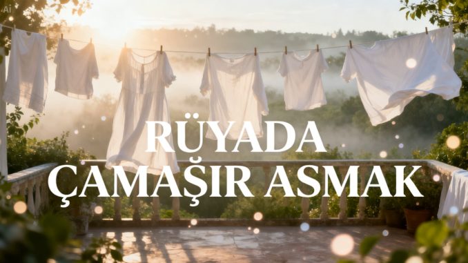 "Rüyada Çamaşır Asmak"