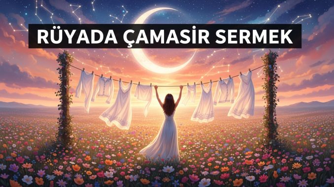 "Rüyada Çamaşır Sermek"