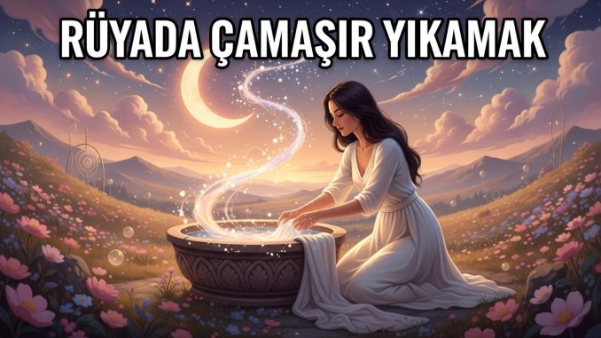 "Rüyada Çamaşır Yıkamak"