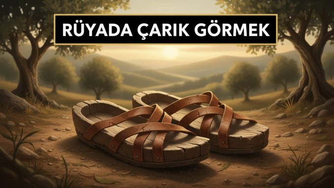 "Rüyada Çarık Görmek"