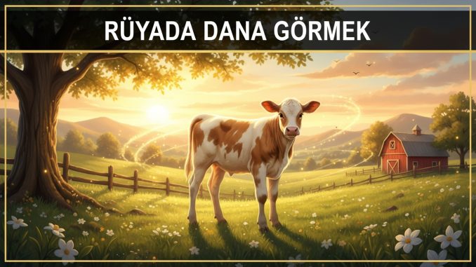"Rüyada Dana Görmek"