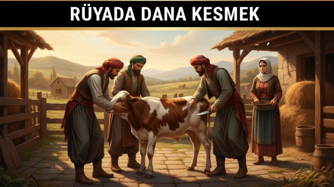 "Rüyada Dana Kesmek"