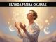 "Rüyada Fatiha Okumak"