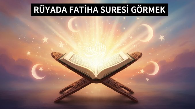 "Rüyada Fatiha Suresi Görmek"
