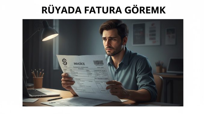 "Rüyada Fatura Görmek"