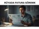 "Rüyada Fatura Görmek"