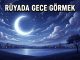 "Rüyada Gece Görmek"