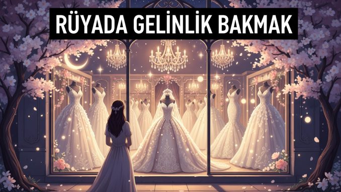 "Rüyada Gelinlik Bakmak"