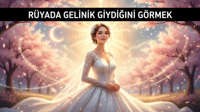 "Rüyada Gelinlik Giydiğini Görmek"