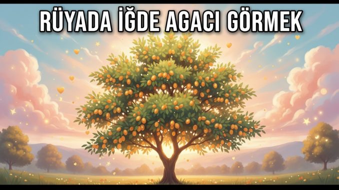 "Rüyada İğde Ağacı Görmek"