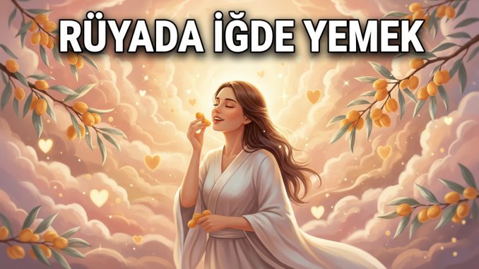 "Rüyada İğde Yemek"