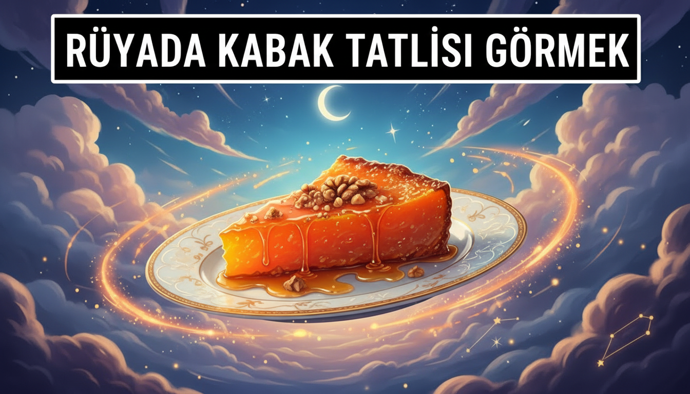 "Rüyada Kabak Tatlısı Görmek"