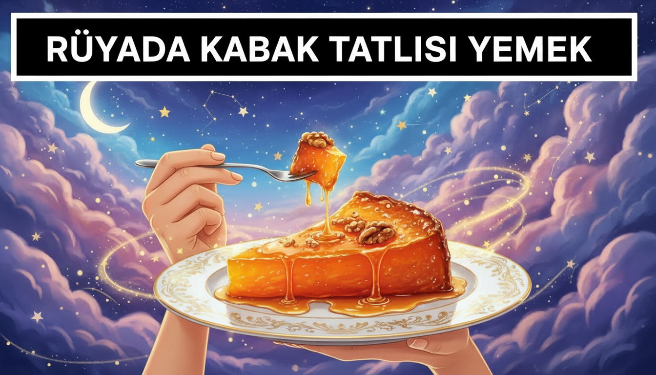 "Rüyada Kabak Tatlısı Yemek"