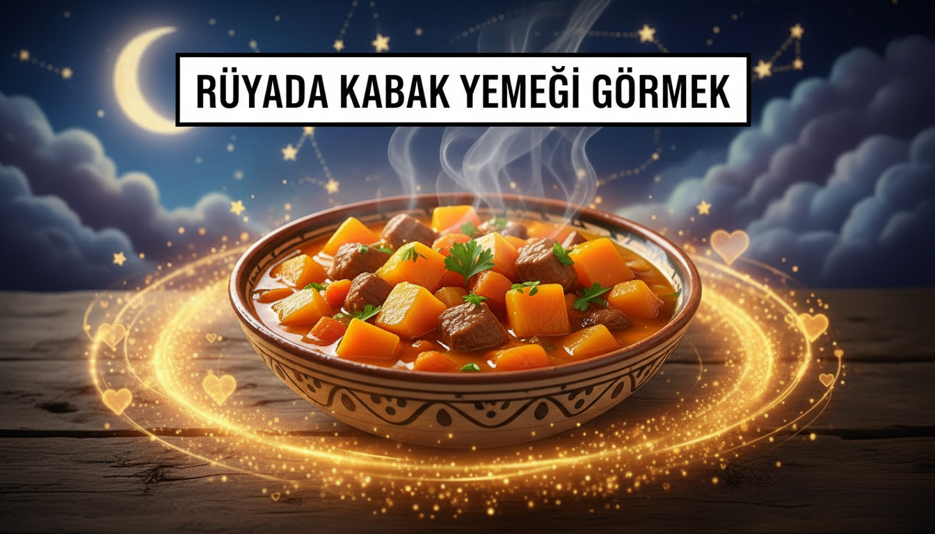 "Rüyada Kabak Yemeği Görmek"