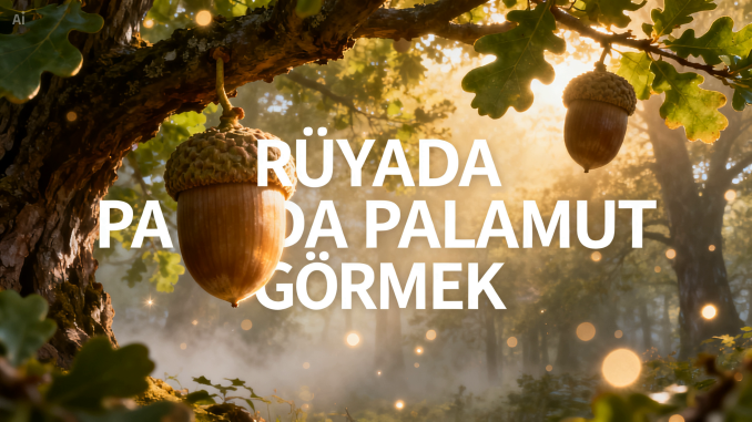 "Rüyada Palamut Görmek"