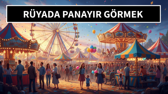 "Rüyada Panayır Görmek"