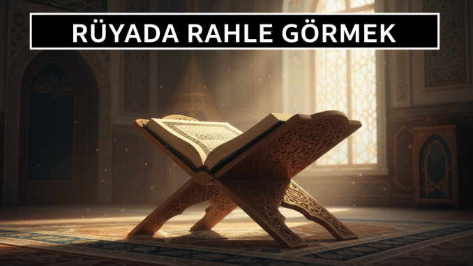 "Rüyada Rahle Görmek"