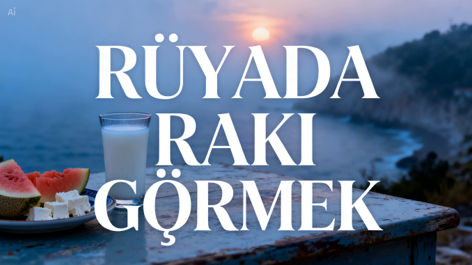 "Rüyada Rakı Görmek"