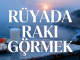 "Rüyada Rakı Görmek"