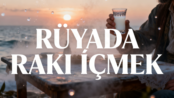 "Rüyada Rakı İçmek"