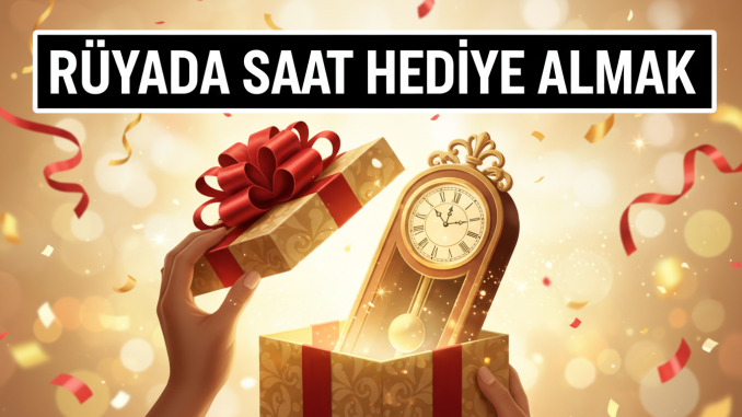 "Rüyada Saat Hediye Almak"