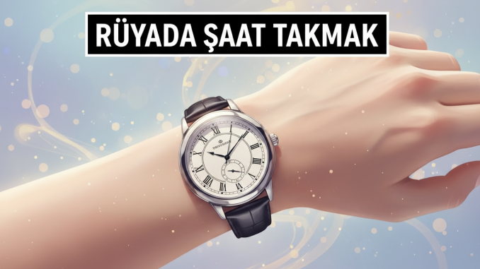 "Rüyada Saat Takmak"