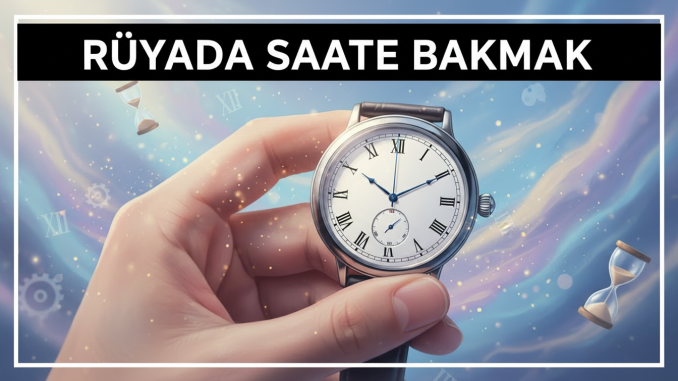 "Rüyada Saate Bakmak"