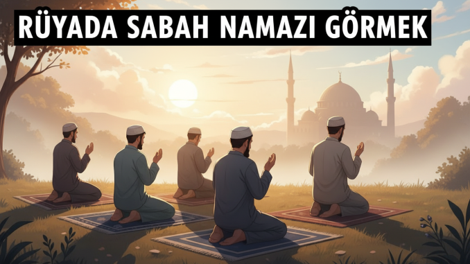 "Rüyada Sabah Namazı Görmek"