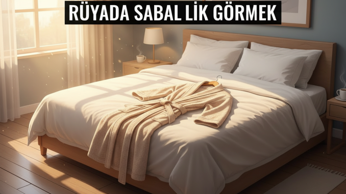"Rüyada Sabahlık Görmek"