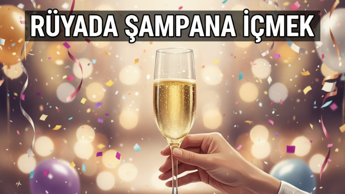 "Rüyada Şampanya İçmek"