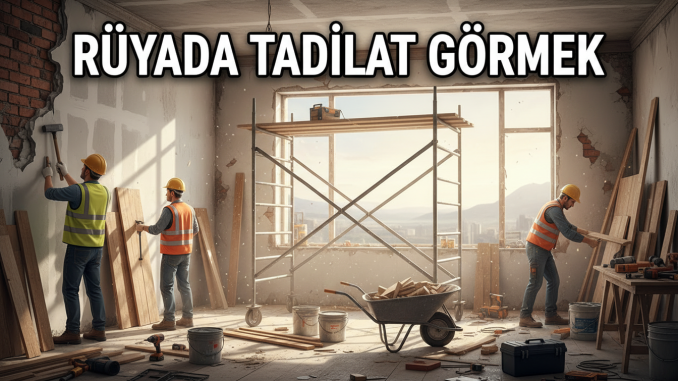 "Rüyada Tadilat Görmek"