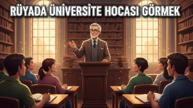 "Rüyada Üniversite Hocası Görmek"