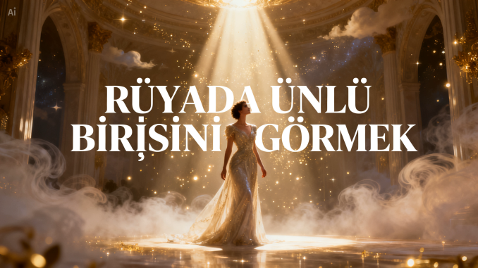 "Rüyada Ünlü Birisini Görmek"