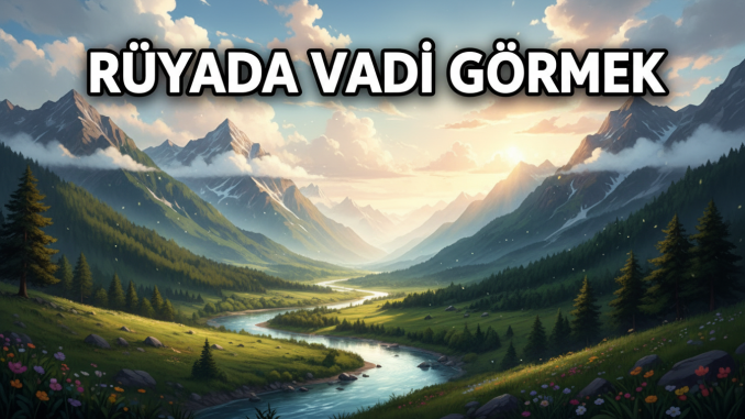 "Rüyada Vadi Görmek"