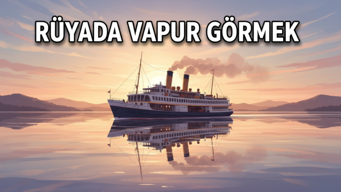 "Rüyada Vapur Görmek"