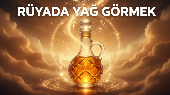 "Rüyada Yağ Görmek"