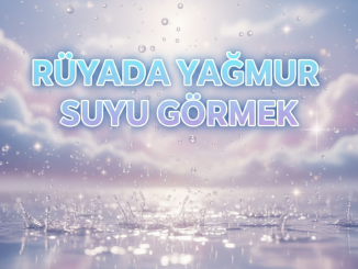 "Rüyada Yağmur Suyu Görmek"