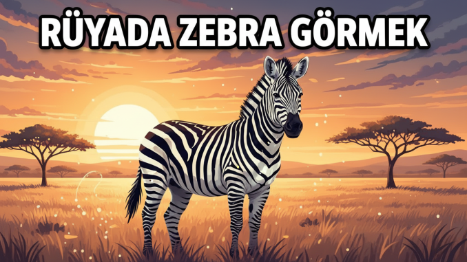 "Rüyada Zebra Görmek"