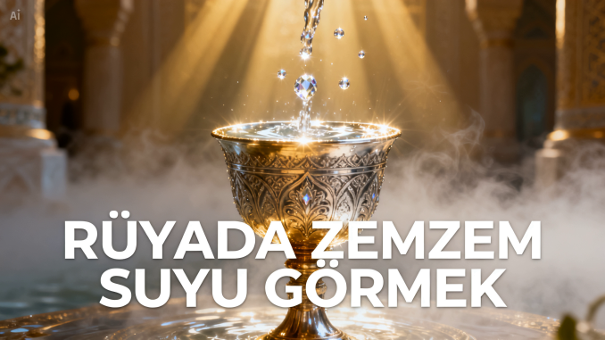 "Rüyada Zemzem Suyu Görmek"