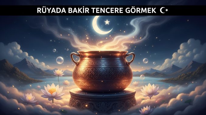 "Rüyada Bakır Tencere Görmek"