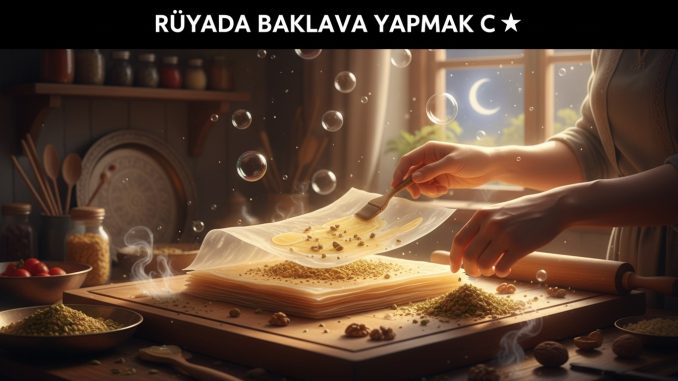 "Rüyada Baklava Yapmak"