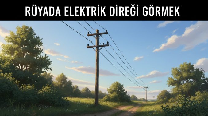 "Rüyada Elektrik Direği Görmek"