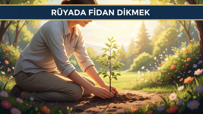 "Rüyada Fidan Dikmek"